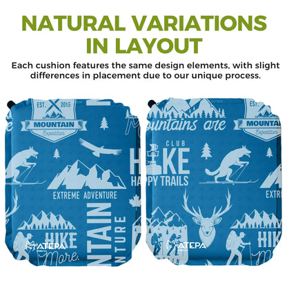 Self-inflating camping seat pad view 53