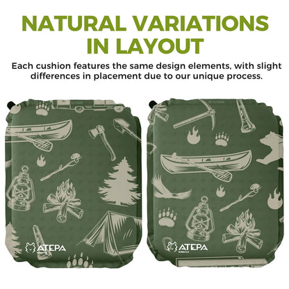 Self-inflating camping seat pad view 58