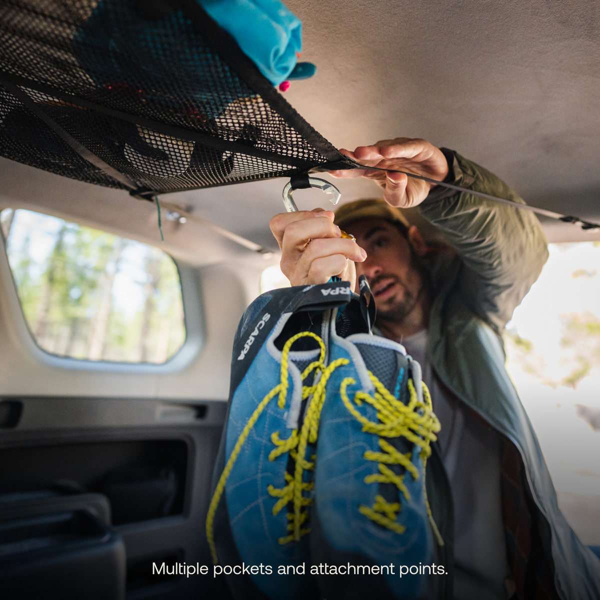 Car Ceiling Cargo Organizer source image 5
