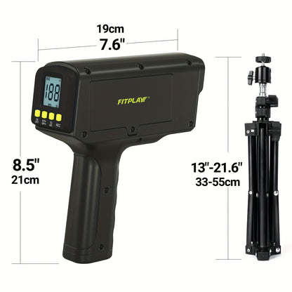 Baseball Radar Gun – LED & LCD Display, Handheld or Tripod Mount