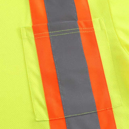 High Visibility Safety Shirt Long Sleeve – 4 Pack ANSI III