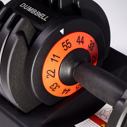 Adjustable Dumbbell Set 55 lbs Pair – Quick-Change Weight System with Storage Tray, Heavy-Duty Home Gym Equipment for Men & Women, Full Body Strength Training, Upper Lower Total Body Workout, Single Dumbbell Also Available
