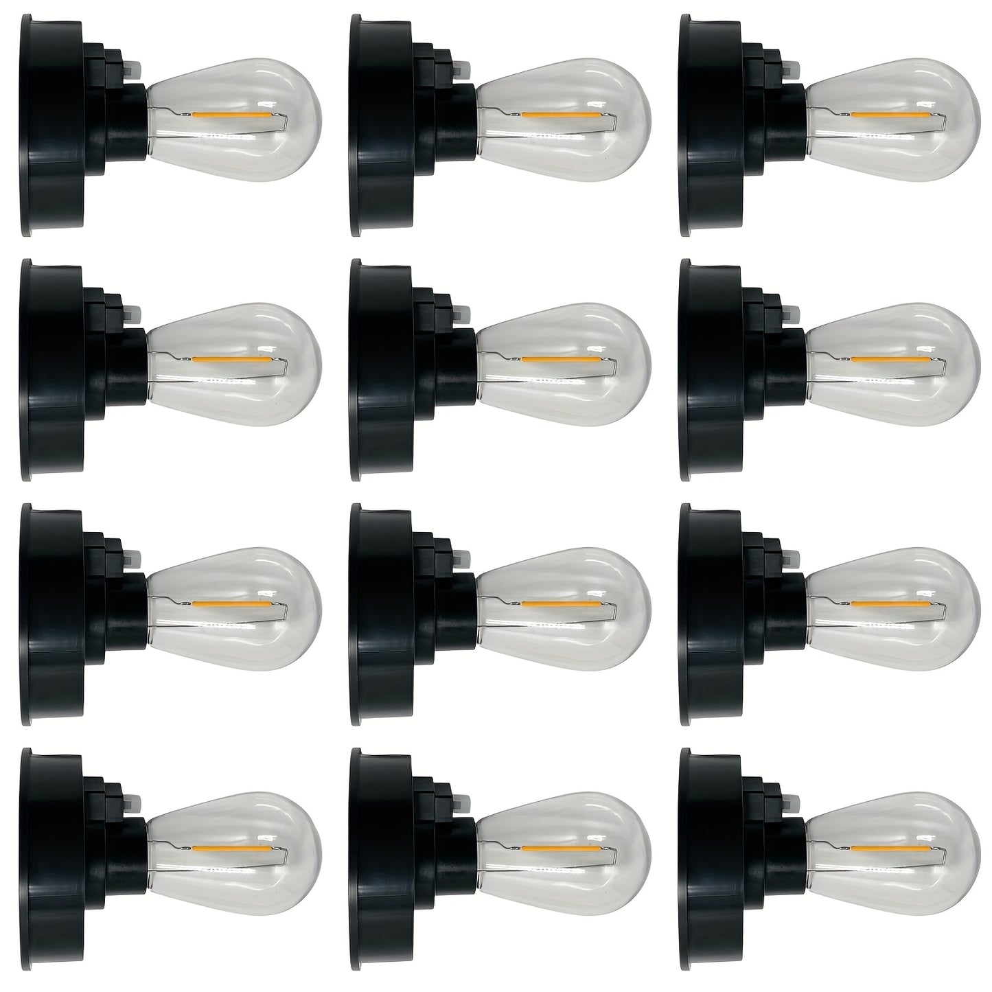 Solar Lantern Replacement Bulb IP65 Waterproof – Outdoor Solar Light Accessory, Top Bulb Replacement Kit | 2, 6 or 12 Pack