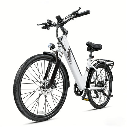 Electric Mountain Bike 26 Inch 500W Motor 48V 10.4Ah Removable Battery 19.8MPH All-Terrain E-Bike for Teens Adults Step-Thru Available