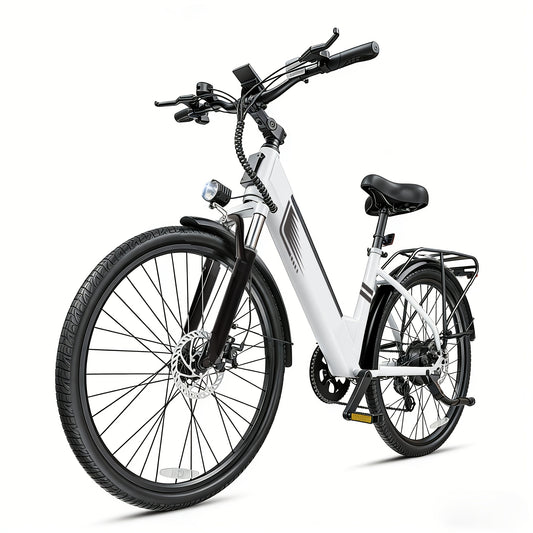 Electric Mountain Bike 26 Inch 500W Motor 48V 10.4Ah Removable Battery 19.8MPH All-Terrain E-Bike for Teens Adults Step-Thru Available