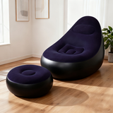 Dark Blue(Sofa+ Footstool)