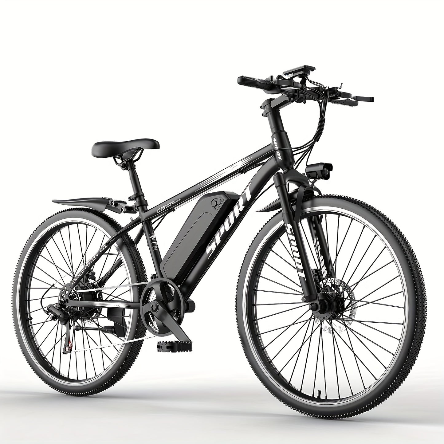 749W Electric Bike for Adults 26 Inch, Max 55 Miles Range & 20MPH, 480Wh Removable Battery Electric Mountain Bike, 7-Speed Front Suspension Commuter E-Bike with Pedal Assist