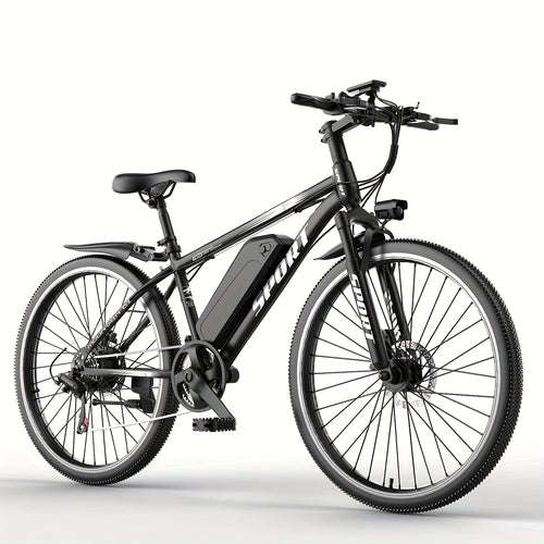 749W Electric Bike for Adults 26 Inch, Max 55 Miles Range & 20MPH, 480Wh Removable Battery Electric Mountain Bike, 7-Speed Front Suspension Commuter E-Bike with Pedal Assist