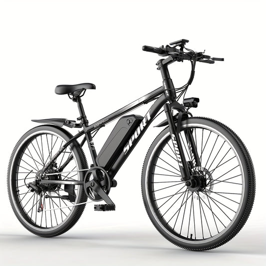 749W Electric Bike for Adults 26 Inch, Max 55 Miles Range & 20MPH, 480Wh Removable Battery Electric Mountain Bike, 7-Speed Front Suspension Commuter E-Bike with Pedal Assist