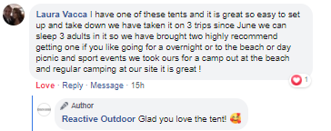 Small and large pop-up camping tents with two included tarps