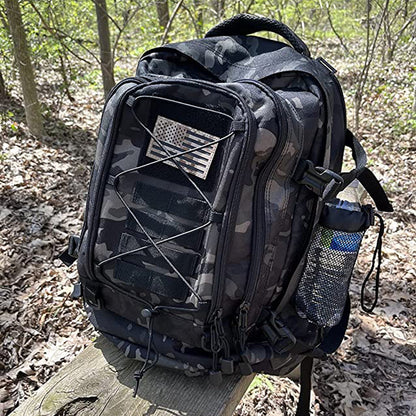 Tactical Backpack 60L Military Rucksack MOLLE Waterproof Hiking Pack