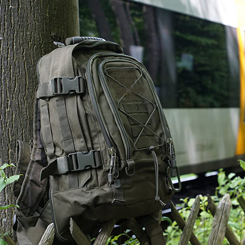 Tactical Backpack 60L Military Rucksack MOLLE Waterproof Hiking Pack