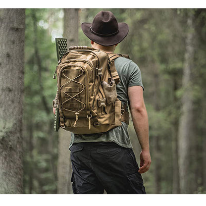 Tactical Backpack 60L Military Rucksack MOLLE Waterproof Hiking Pack