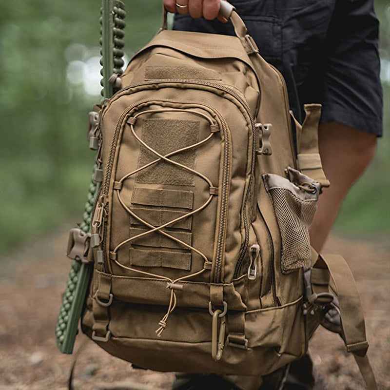 Tactical Backpack 60L Military Rucksack MOLLE Waterproof Hiking Pack