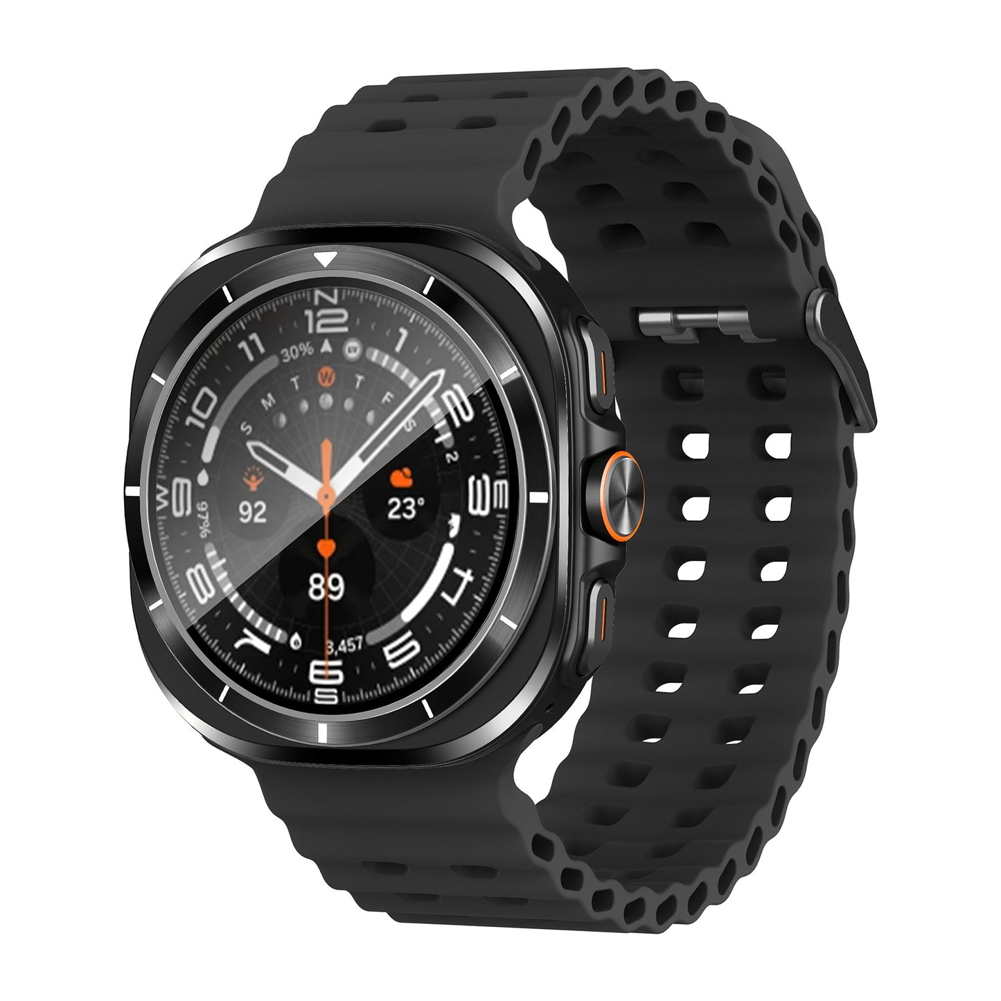 Smart Watch with Call & Message Reminder, Fitness Tracker for Men & Women, Sports Smartwatch Compatible with Android & iPhone, USB Rechargeable, Heart Rate Monitor, Multi-Sport Mode Wristband