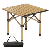 Yellow Folding Table