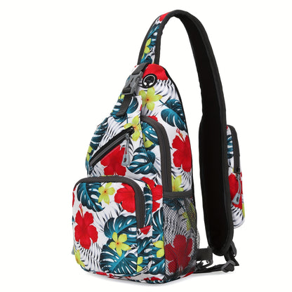 Crossbody Bag for Women & Men, Large Capacity Single Shoulder Bag with Zipper, Lightweight Multi-Pocket Design, Casual Sling Bag for Travel, Hiking, Work & Daily Use – Multiple Colors Available