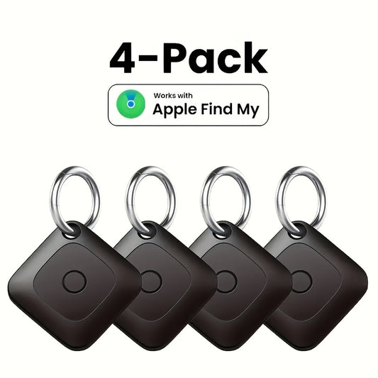 Bluetooth Item Tracker Smart GPS Finder 1/2/4 Pack - 1.43" Mini Wireless Tracker, High Decibel Alarm, App Control for Keys, Wallet, Luggage, Bags & Cars