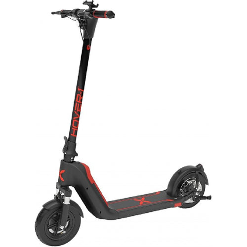 Hover-1 Helios 500W Electric Folding Scooter – 18 MPH Top Speed, 24-Mile Range, 10" Pneumatic Tires, Dual Front Suspension, Rear Disc Brakes, Removable Battery & Full LCD Display for Adults