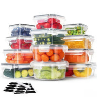 24PC (12 Boxes + 12 Lids) Outdoor Lunch Box