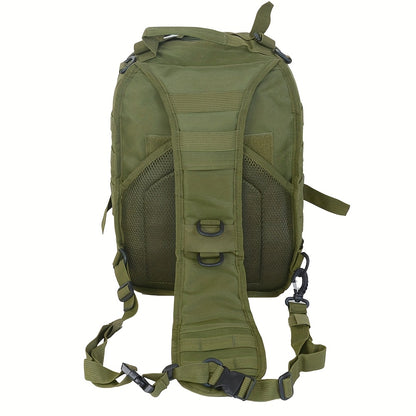 Tactical Chest Bag – Single Shoulder Crossbody Sling Pack for Hiking, Patrol & Outdoor EDC, Adjustable Strap, Multi-Pocket