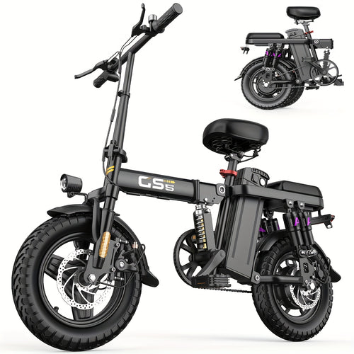 Folding Electric Bike 14" – 500W-740W City Commuter E-Bike