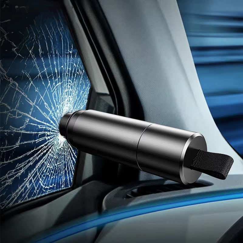 Car Window Breaker Seat Belt Cutter 2-in-1 Emergency Escape Tool