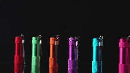 Mini Flashlights Bulk 48 Pack – Bright Aluminum Handheld LED Flashlight with Lanyard, Small Pocket Torch for Party Favors, Emergency, Hurricane, Night Reading, Camping & Hiking (Classic Color)