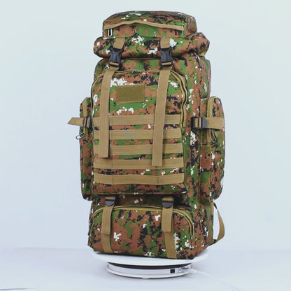 Tactical Backpack for Men & Women – Lightweight Packable Hiking Backpack 21L, Multi-Compartment Camping Rucksack with Adjustable Straps, Waterproof Outdoor Daypack for Camping, Trekking & Travel