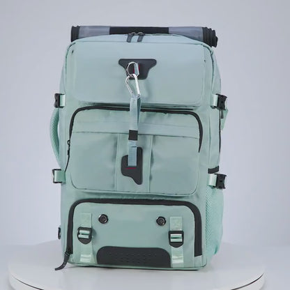 Large Capacity Laptop Backpack with Shoe Compartment & USB Charging Port – Waterproof Soft Shell Daypack for Men & Women, Multi-Functional Travel Rucksack for Business, College & Daily Commute, Multiple Colors Available