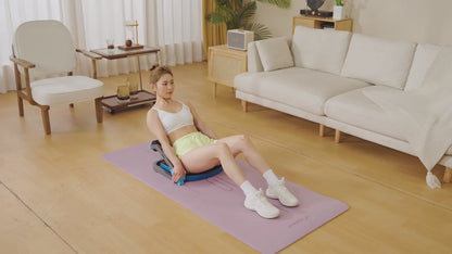 Ab Trainer Abdominal Machine – Multifunctional Core Strength Trainer for Home Gym, Waist Slimming & Belly Fat Workout, Adjustable Ab Roller Exercise Equipment for Men & Women, Red & Blue Available