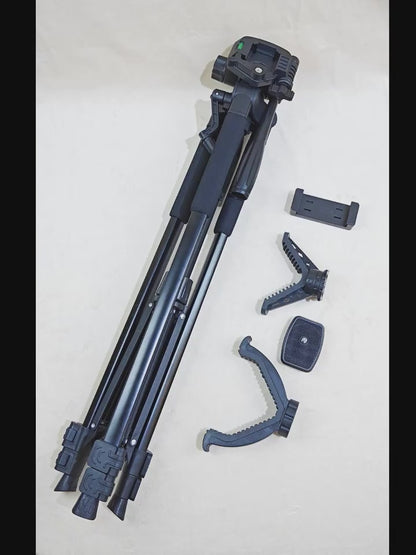 Adjustable V-Shape Shooting Tripod Stand 21-59 Inch, Heavy Duty Rifle Gun Rest Tripod for Outdoor Hunting Shooting Practice Photography, Portable Folding Bipod Tripod with V Yoke for Range and Field Use