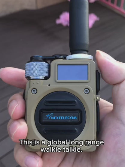 POC Walkie Talkies Long Range Two-Way Radio with SIM Card – No Monthly Fee, 5000-Mile Nationwide Coverage, Shock & Dust Proof for Truckers, Construction, Camping & Hunting
