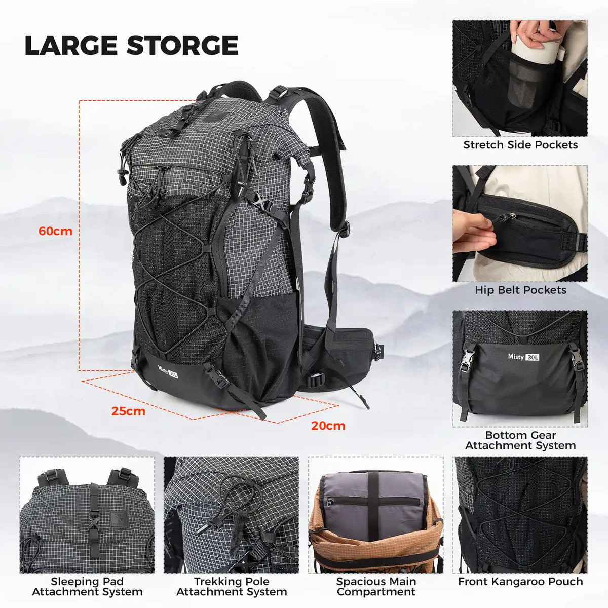 Hiking Backpack original source view 5