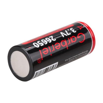 26650 Rechargeable Battery 3.7V Li-ion Flat Top 2 Pack