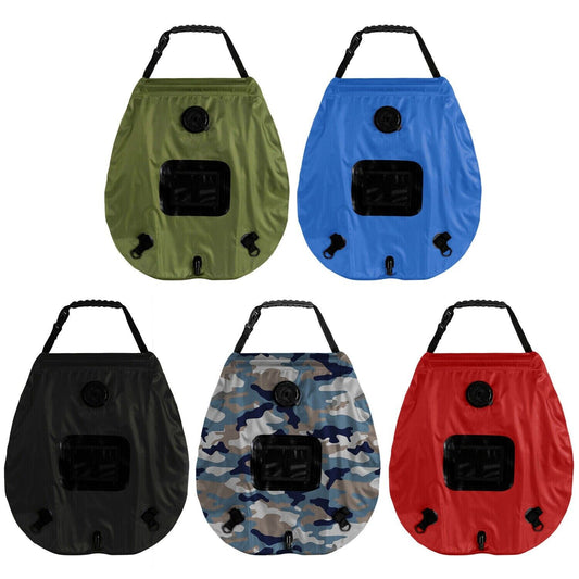 Portable Solar Shower Bag 5 Gallon – Camping Hot Water Shower