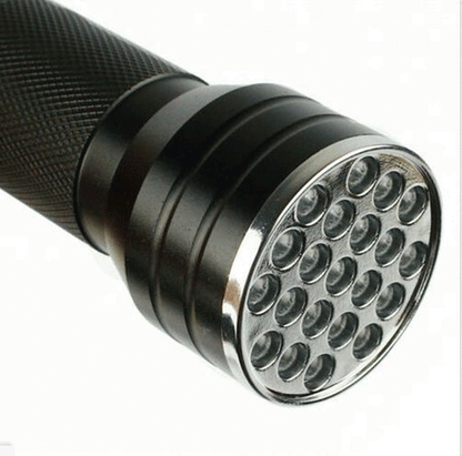 UV Blacklight Flashlight 395nm – 21, 51 & 100 LED Torch