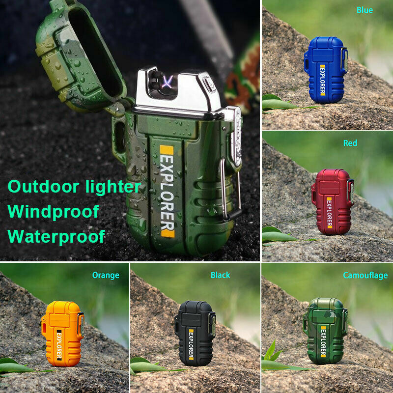 Waterproof Plasma Lighter – Windproof Flameless USB Rechargeable