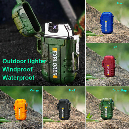 Waterproof Plasma Lighter – Windproof Flameless USB Rechargeable