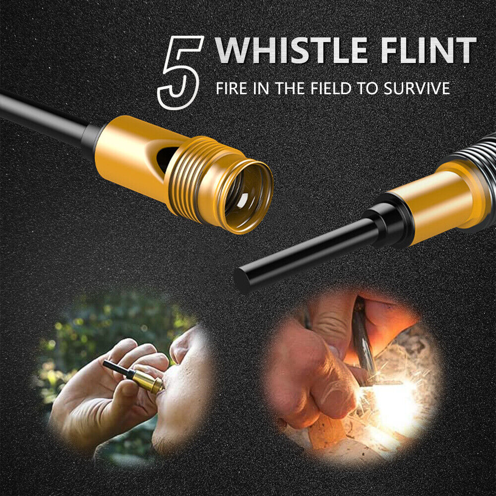 Tactical Trekking Pole with 7-in-1 Survival Kit | Collapsible Hiking Stick