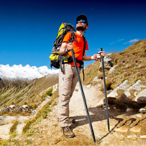 Tactical Trekking Pole with 7-in-1 Survival Kit | Collapsible Hiking Stick