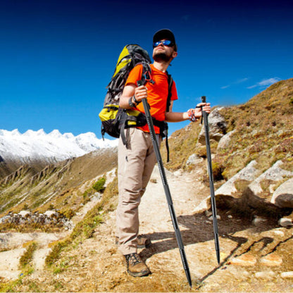 Tactical Trekking Pole with 7-in-1 Survival Kit | Collapsible Hiking Stick
