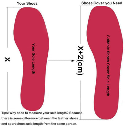 Waterproof Anti-Slip Shoe Covers – Rain Boot Protectors L-XXL
