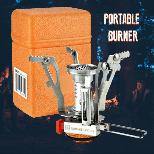 Backpacking Burner 3000W with Piezo Ignition – Ultralight 4oz