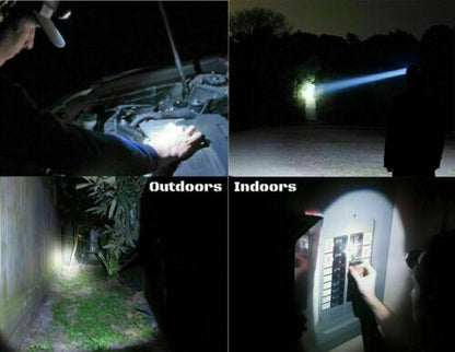 Rechargeable LED Headlamp 5x Cree T6 – IP65 Waterproof, 4 Modes