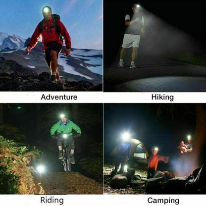 Rechargeable LED Headlamp 5x Cree T6 – IP65 Waterproof, 4 Modes