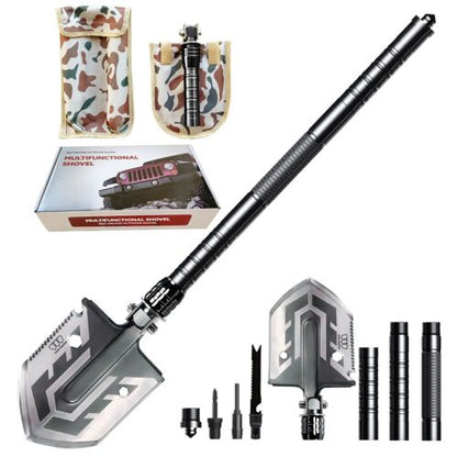 19-in-1 Military Folding Shovel Tactical Survival Camping Tool