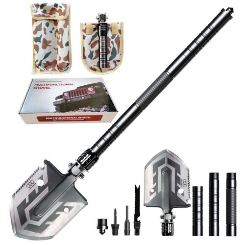 19-in-1 Military Folding Shovel Tactical Survival Camping Tool