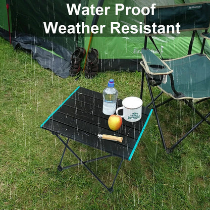 Portable Folding Camping Table – Aluminum Alloy with Carry Bag