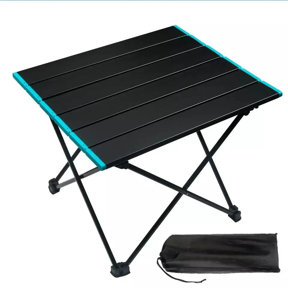 Portable Folding Camping Table – Aluminum Alloy with Carry Bag